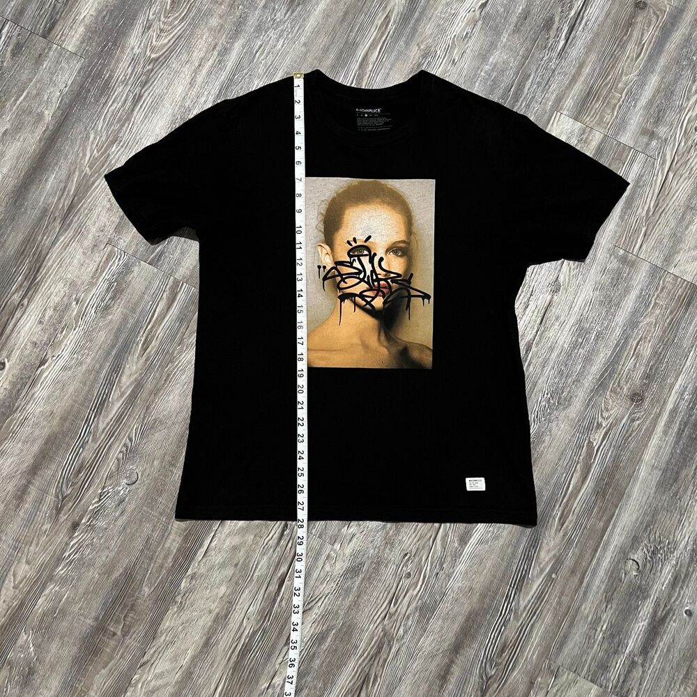RARE Akomplice 3rd Eye Open Black Shirt L - Picture 8 of 8